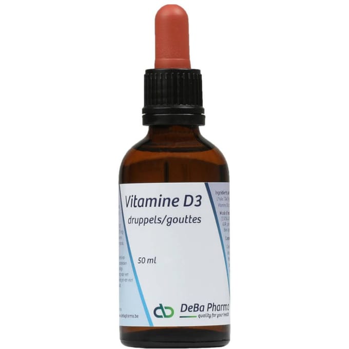 DeBa Pharma Vitamine D3 400IU 50 Orale druppels