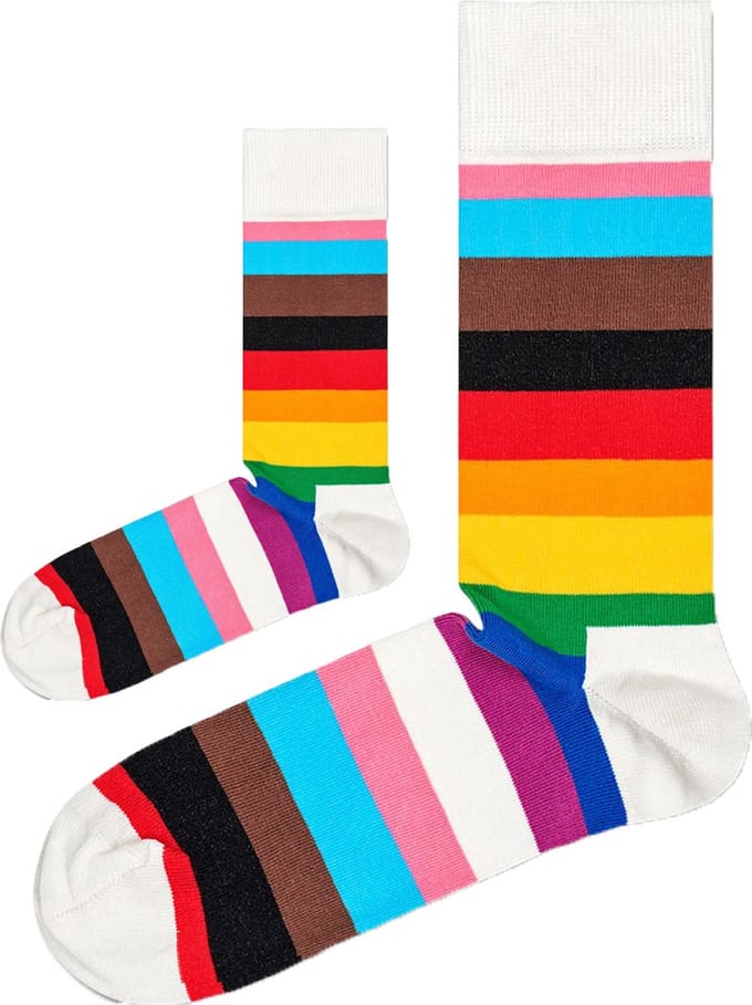 Zo Vader Zo Zoon/Dochter sokken Happy Stripes