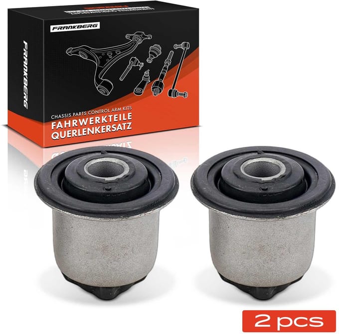 Frankberg 2x draagarmrubber vooras links rechts voor Dacia