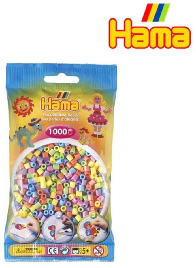 Hama Strijkkralen 1000 Stuks Pastelkleuren