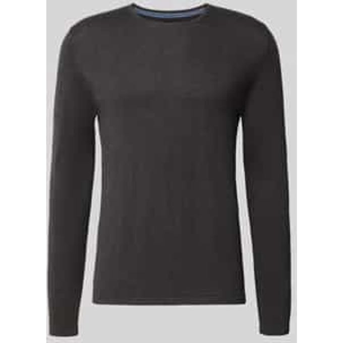 Gebreide pullover van katoen met ronde hals