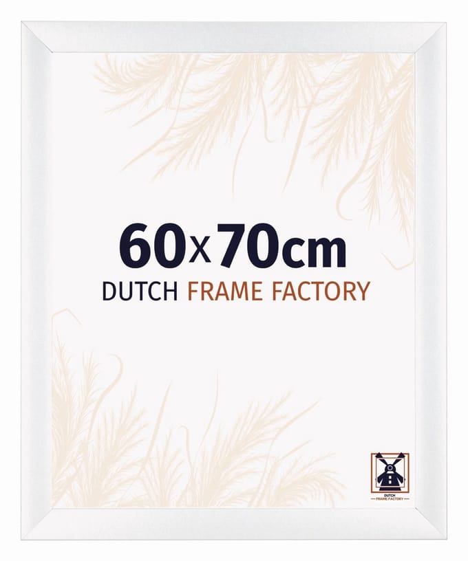 Fotolijst 60x70 cm - MDF - Wit Mat - Praag