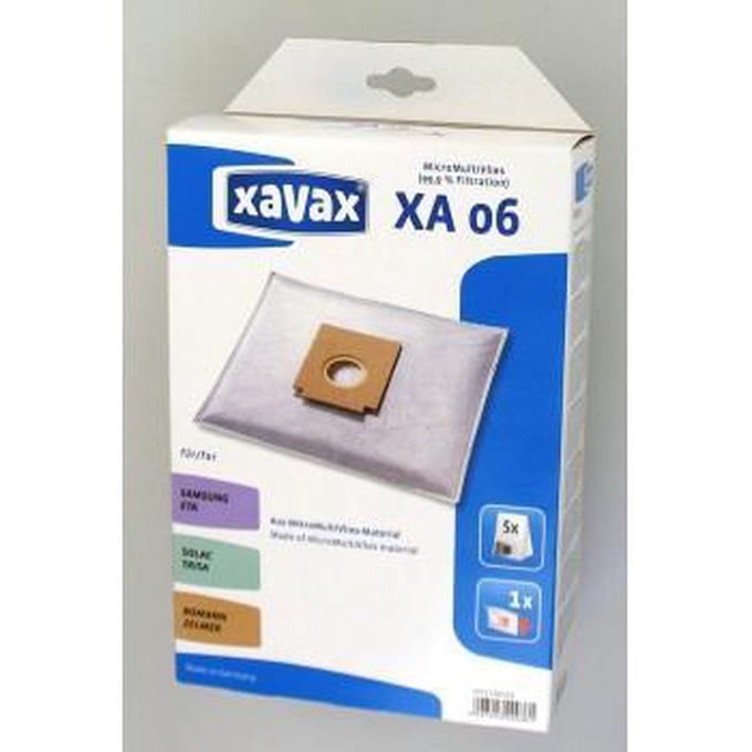 Xavax Stofzuigerzak XA 06 /Doos 4 stuks + 1 filter