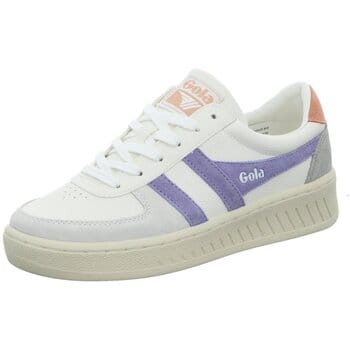 Gola damessneaker Grandslam Trident wit lavendel