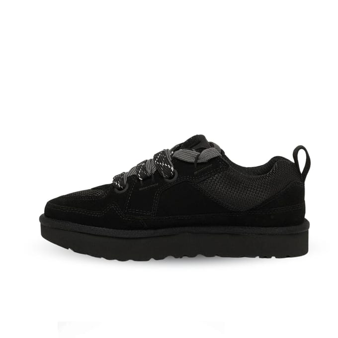 UGG® Lo Lowmel sneaker in Black, Maat 40, Suede/Textiel