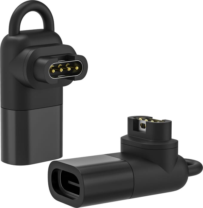 2x USB-C naar compatibel voor Garmin Fenix ​​​​Watch-adapter