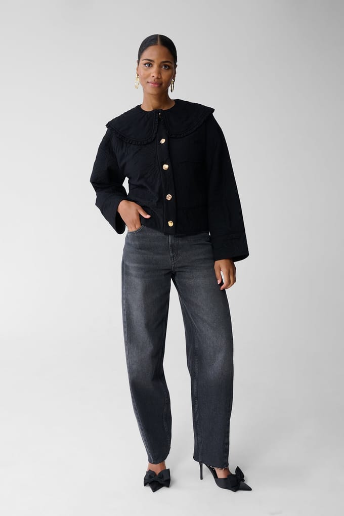 Shoeby La-sbquilted Sun Jacket Black Maat: M/L | Korte Jassen Outlet | Dames | Zwart
