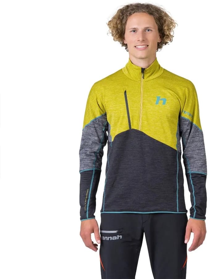 Hannah Niro Fleece Met Halve Rits Groen S Man