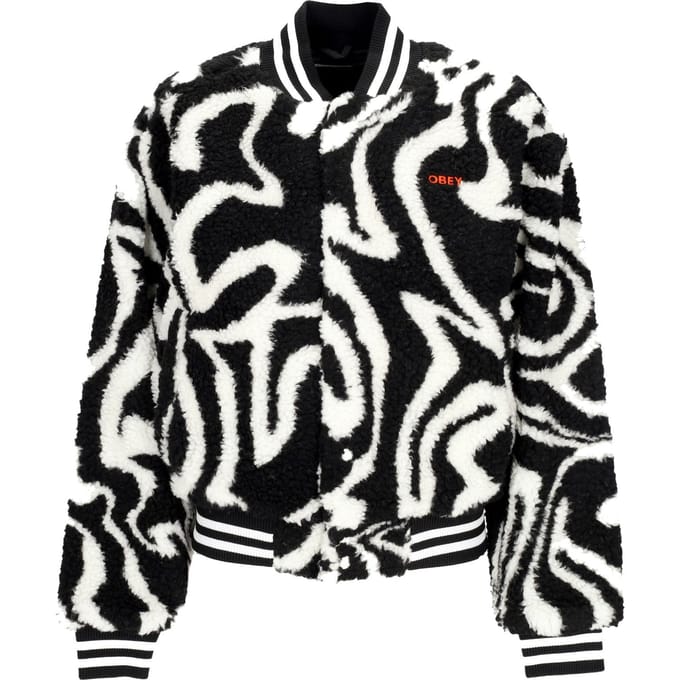 Teddy Bear Dames Mazy Varsity Jacket Zwart Multi