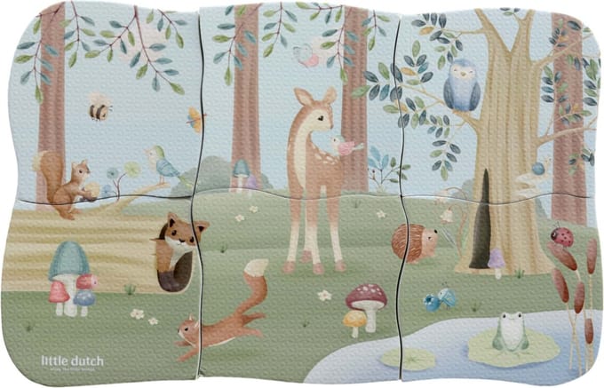 Little Dutch - Forest Friends Bath Puzzle