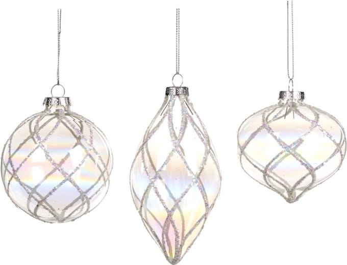 Goodwill Kerstbal Glas D 8 cm Voordeelass. Per 3 Stuks