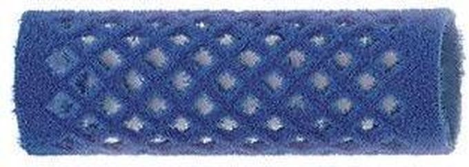 Sibel Fluwelen rollers lang 12 stuks blauw 21mm