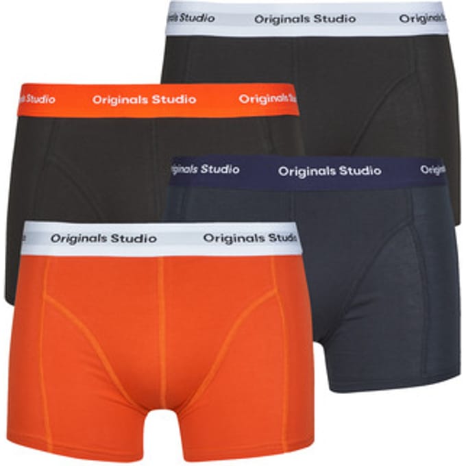 Jack & Jones Heren boxershorts trunks jacvesterbro 5-pack rood/blauw/zwart