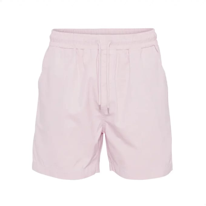 Twill Short broek Colorful Standard Organic faded pink