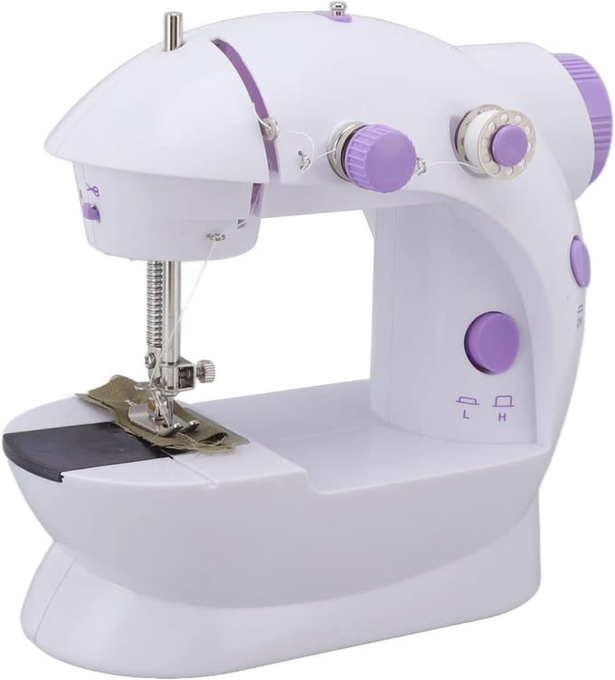 Draagbare Handnaaimachine - Mini Naaiset - Kleding Repareren - Met LED Licht - 100-240 V