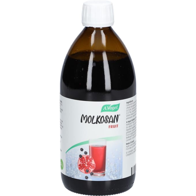 A.Vogel Molkosan Fruit drank - Ondersteunt de spijsvertering, doordat het een bron van calcium is - 500 ml
