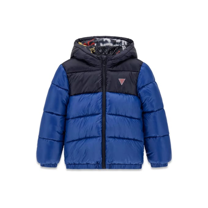 Donsjas Guess POLYESTER HOODED LS PUFFER JACKET