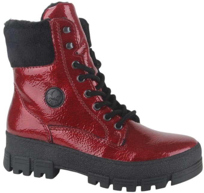 Rieker Booties Y0220, Vrouwen, Rood, Laarsjes, maat: 38