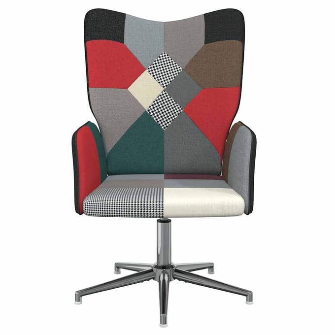 vidaXL - Relaxstoel - patchwork - stof