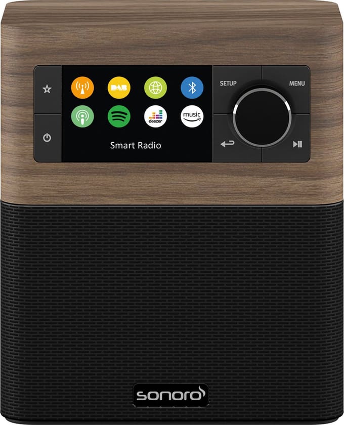 Sonoro: Stream X Internetradio - Walnoot/zwart