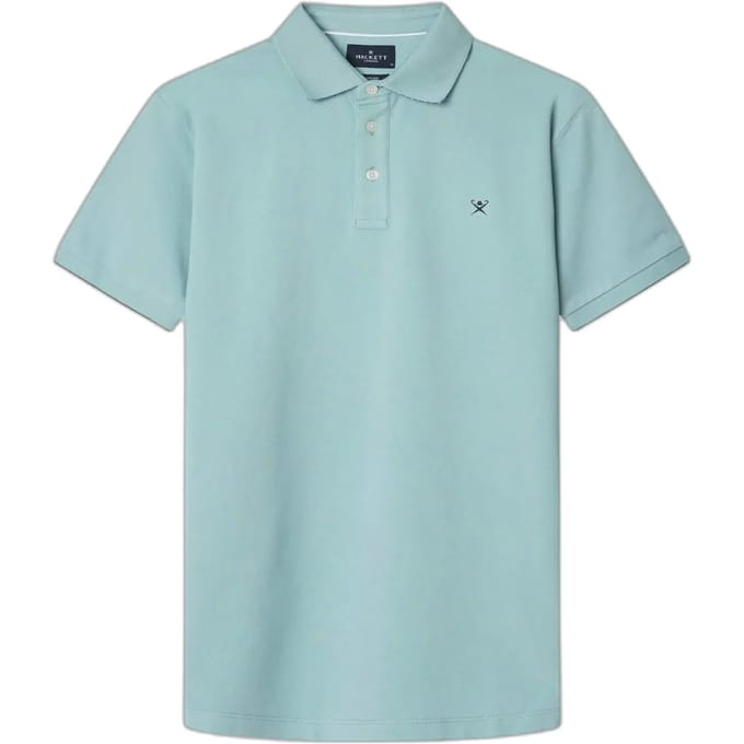 Hackett Johnny Korte Mouw Poloshirt Groen M Man