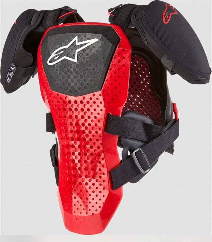 Borstbescherming motor Alpinestars A5s V2 voor kinderen Maat S/M 6-8 jaar