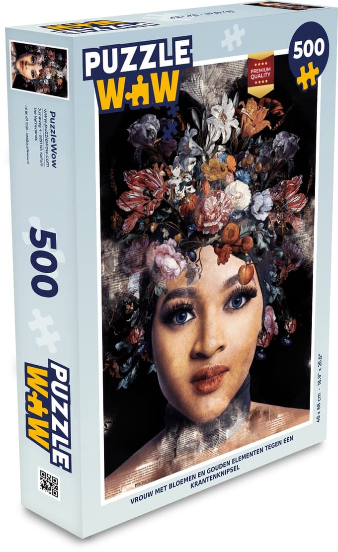 Puzzel Bloemen - Kleur - Vrouwen - Legpuzzel - Puzzel 500 stukjes