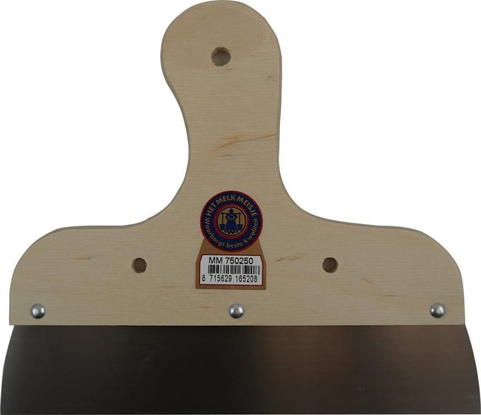 Metselmeisje Pleistermes rvs hout 600 (Prijs per stuk)