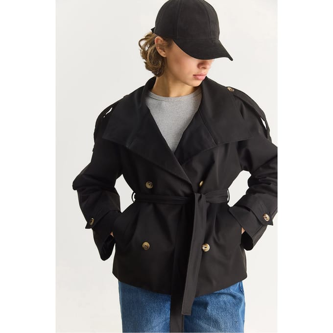 Oversized Buttoned Trenchcoat