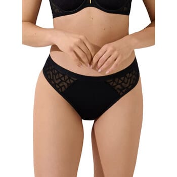 Zwarte elegante slip Lisca Opal - Zwart - Maat - 36