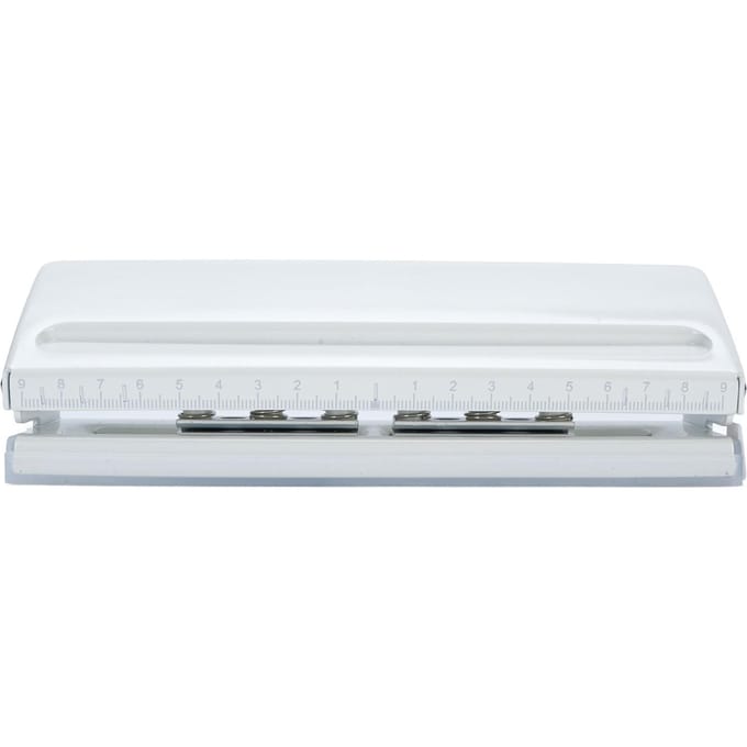 6 Gats Papier Papiersnijder Anti-Slip 6 Vel Capaciteit Verstelbare Gat Papiersnijder voor A3 A4 A5 B3 B4 B5 Kantoor white