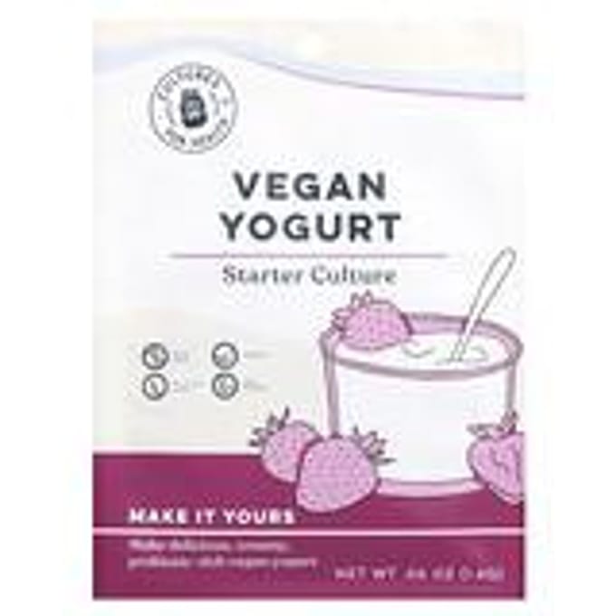 Yaourt Végétal, 4 Sachets, 0,06 oz (1,6g)