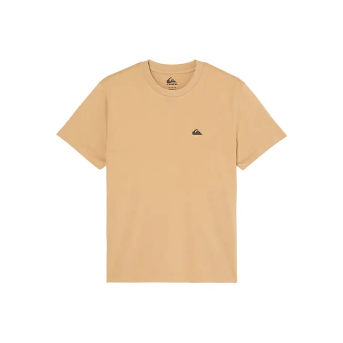Quiksilver Basic T-shirt Met Korte Mouwen Bruin M Man