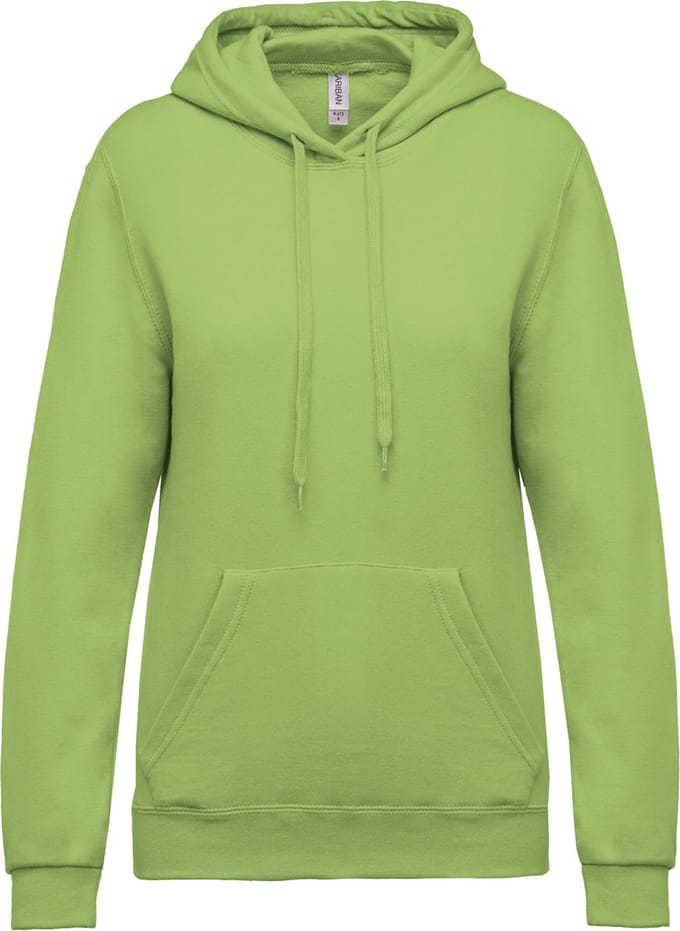 Kariban Eco damessweater met capuchon K473 - Lime - M
