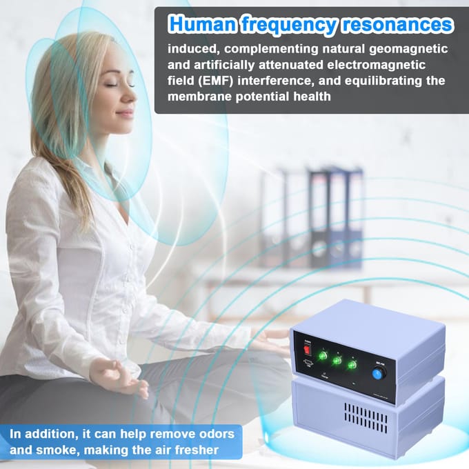5W High Power Schumann Waves Generator Geluidsverbeterende Intelligentize Sinewave Generators Ingebouwde veelkleurig