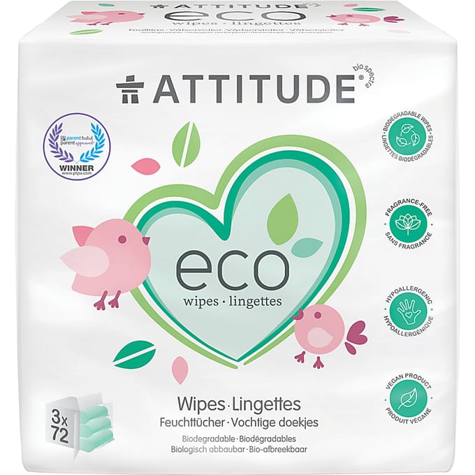 Attitude Billendoekjes - 3 x 72 stuks