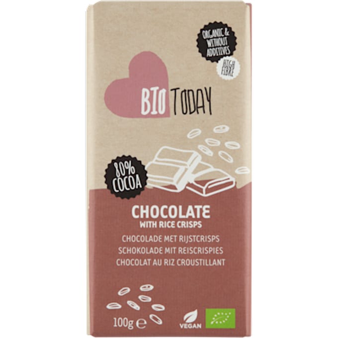Chocoladetablet rice crisps