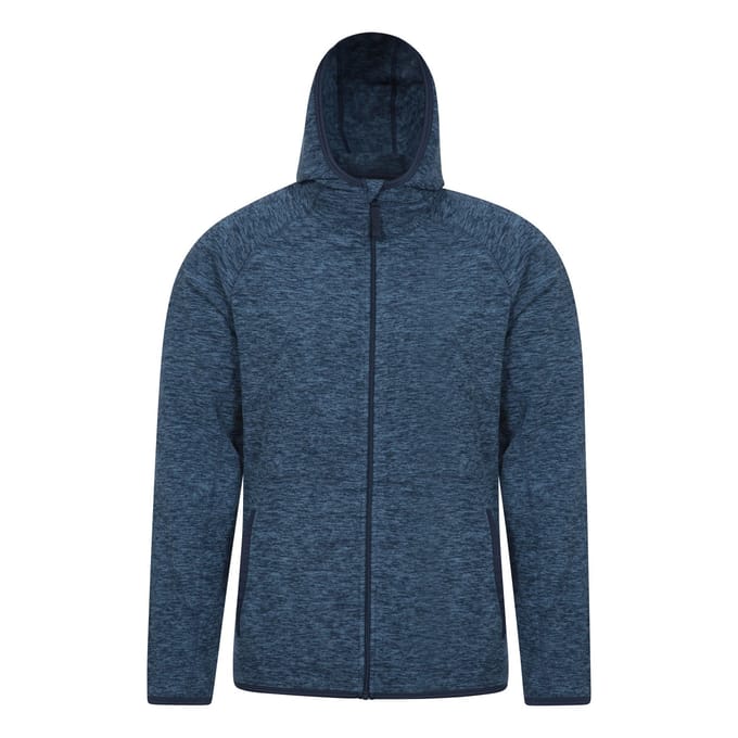 Mountain Warehouse Heren Snowdon II Full Zip Hoodie (Blauw)