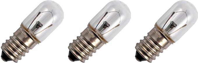 Signaallamp E14 24V 5W - 208 mAh - 3 stuks - T16 Gloeilamp Ø16mm - 45mm - 2500K - Dimbaar