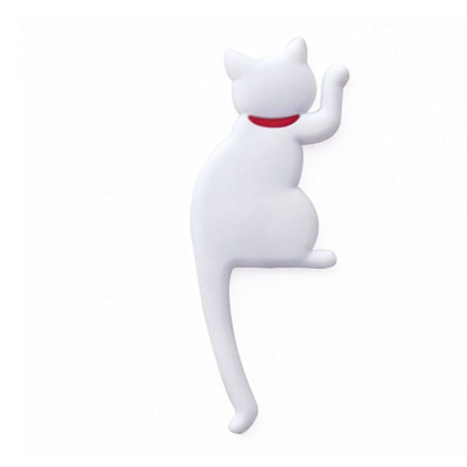 Mode Schattig Creatief Multifunctioneel Kat Magnetische Wandhaak Koelkaststicker Koelkastmagneet Decor Hanger Houder Haak