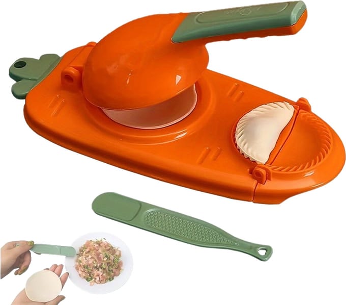 Livano Raviolimakers - Dumplings Machine - Dumpling Maker Set - Ravioli - Dumpling Vorm - Ravioli - Uitsteker - Snijder - Pastei - Empanada - Rood