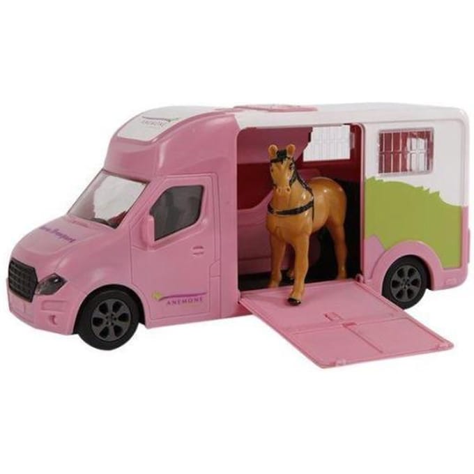 Kids Globe Die-cast Paardentruck Licht en Geluid 1:32