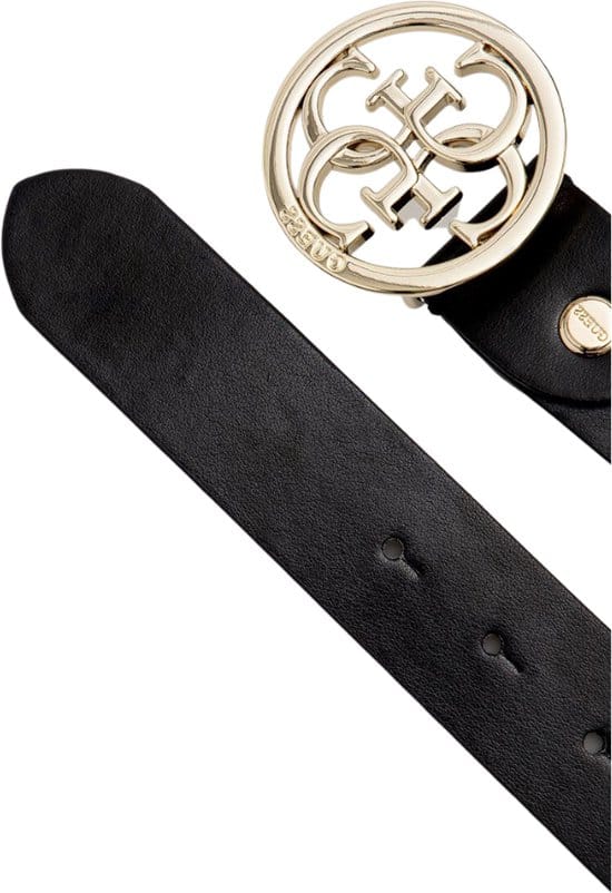 Guess Rev Not Adj Dames Broekriem - Zwart - Maat M