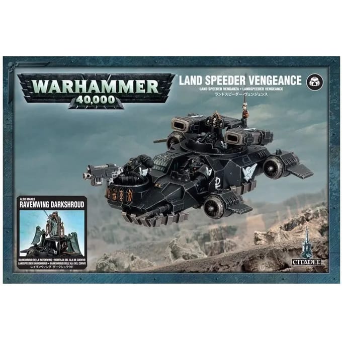 Figurine Land Speeder Wraak Games Workshop Warhammer 40k Dark Angels