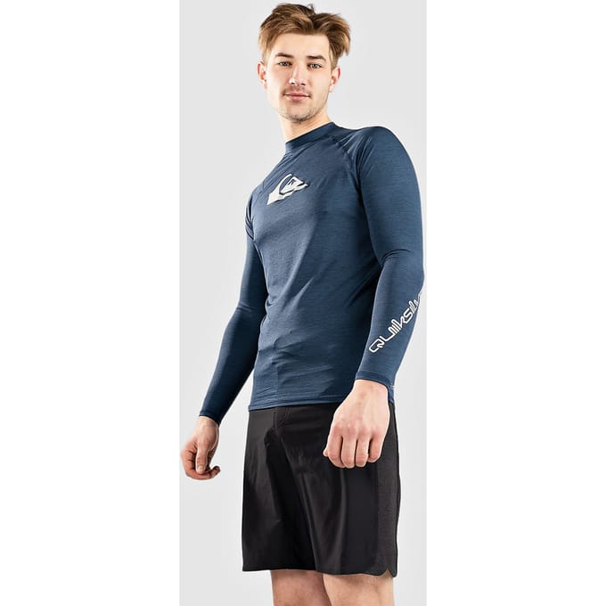 Quiksilver All Time Longsleeve Lycra blauw