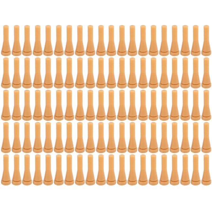 50 Stuks Plukvingers voor Gevogelte Rubberen Haarverwijderingsstick Plukker voor Kip beige