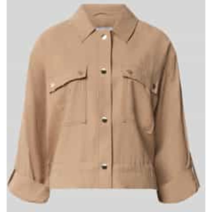 Regular fit blazer met borstzakken