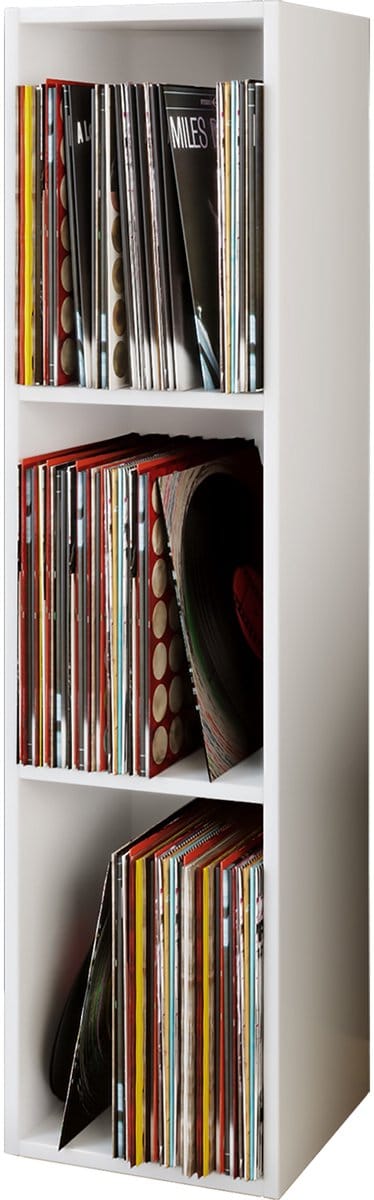 Houten platenstandaard LP-plank Archiefstandaard Platto 3-voudig