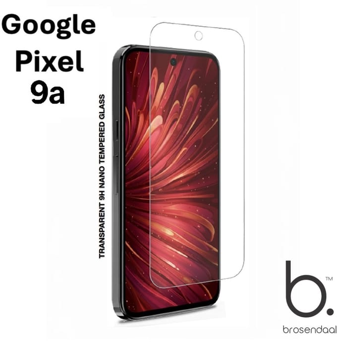 Brosendaal Screenprotector voor Google Pixel 9a - 9H Nano Coating - Ultradun - Maximaal Kras- en Valbestendig
