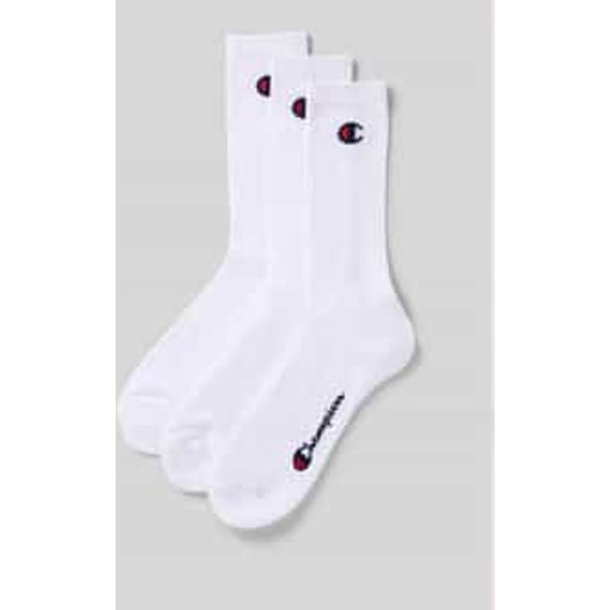 Sokken met labeldetail in een set van 3 paar, model 'Crew Socks'